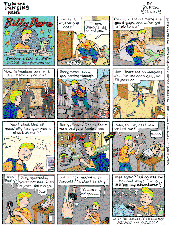 Tom the Dancing Bug on Saturday April 26, 2008 Comic Strip