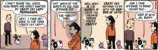 Pooch Cafe on Monday March 31, 2014 Comic Strip