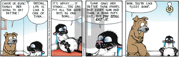 Get Fuzzy on Friday January 20, 2012 Comic Strip