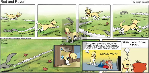 Red and Rover on Sunday November 8, 2020 Comic Strip