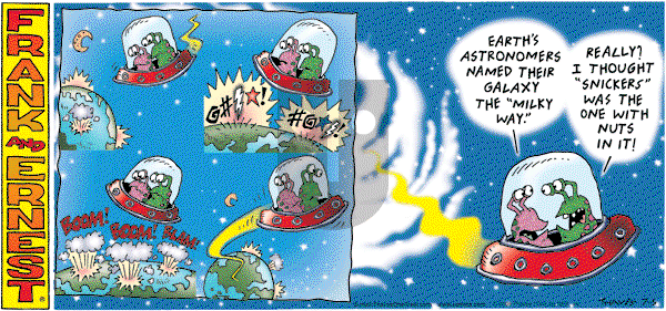 Frank and Ernest on Sunday July 5, 2009 Comic Strip