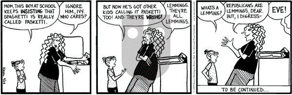 Clear Blue Water on Monday May 23, 2005 Comic Strip