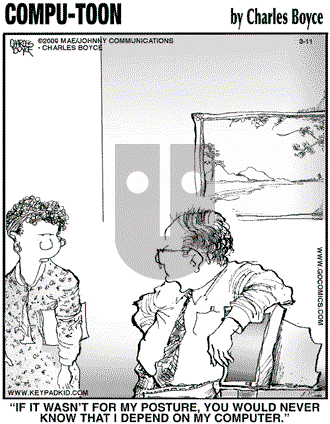 Compu-toon on Wednesday March 11, 2009 Comic Strip