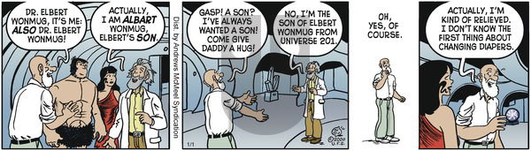Alley Oop on Wednesday January 1, 2020 Comic Strip