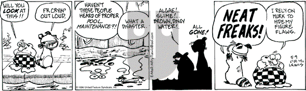 Over the Hedge on Thursday May 9, 1996 Comic Strip