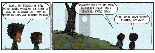The Boondocks - Saturday April 17, 2004 Comic Strip