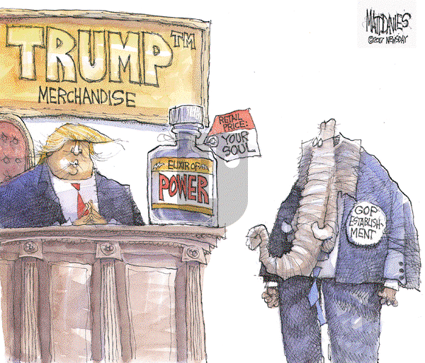 Matt Davies on Monday February 20, 2017 Comic Strip