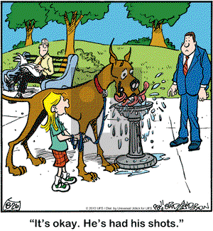 Marmaduke on Monday August 26, 2013 Comic Strip