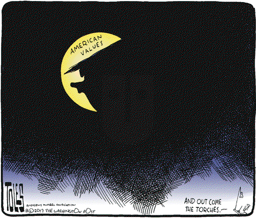 Tom Toles on Friday August 18, 2017 Comic Strip