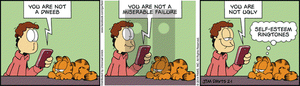 Garfield on Saturday February 1, 2014 Comic Strip