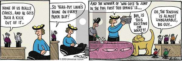 Overboard on Monday April 27, 2015 Comic Strip