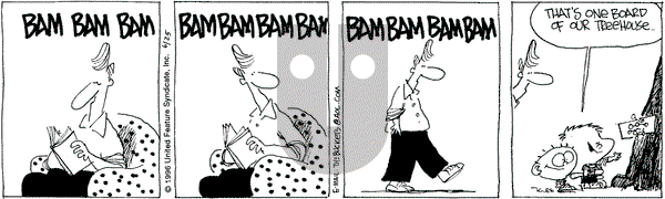 The Buckets on Tuesday June 25, 1996 Comic Strip