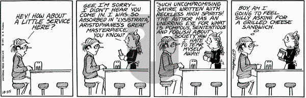 Doonesbury on Monday October 25, 1971 Comic Strip