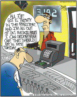 The Flying McCoys on Friday August 28, 2015 Comic Strip