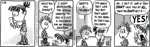Heart of the City on Wednesday November 28, 2018 Comic Strip