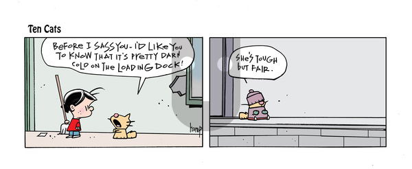 Ten Cats - Tuesday November 28, 2023 Comic Strip