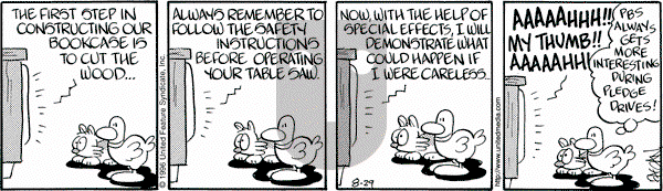 Drabble on Thursday August 29, 1996 Comic Strip