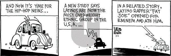 La Cucaracha on Tuesday February 4, 2003 Comic Strip