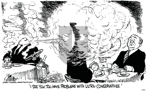 Pat Oliphant on Thursday December 3, 1987 Comic Strip