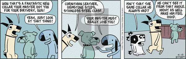Pooch Cafe on Saturday April 19, 2025 Comic Strip