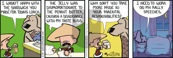 DeFlocked on Friday January 19, 2018 Comic Strip