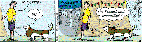 Fred Basset on Saturday August 22, 2015 Comic Strip