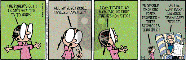 Grand Avenue on Tuesday August 5, 2014 Comic Strip