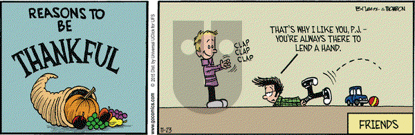 Grand Avenue on Monday November 23, 2015 Comic Strip