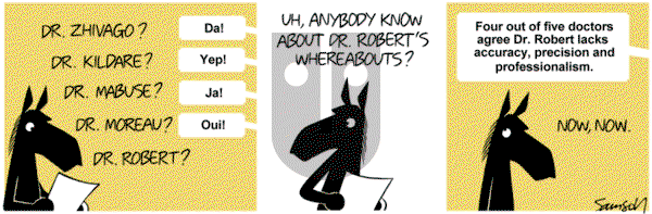 Dark Side of the Horse on Sunday October 2, 2016 Comic Strip