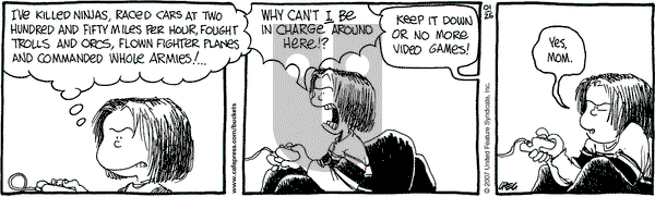 The Buckets on Friday January 26, 2007 Comic Strip