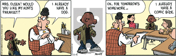 Frazz on Tuesday November 15, 2011 Comic Strip