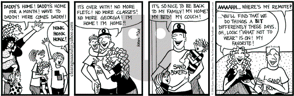 Clear Blue Water on Sunday January 7, 2007 Comic Strip