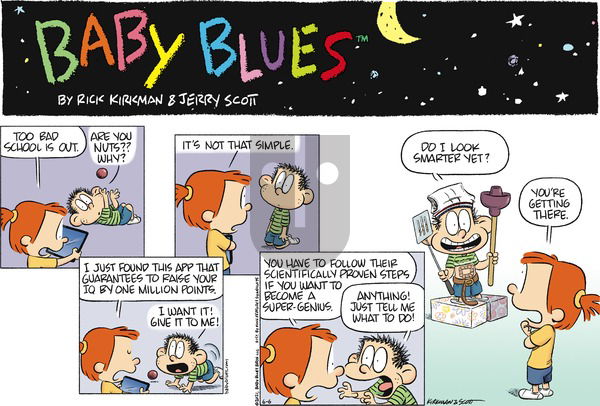Baby Blues on Sunday June 6, 2021 Comic Strip
