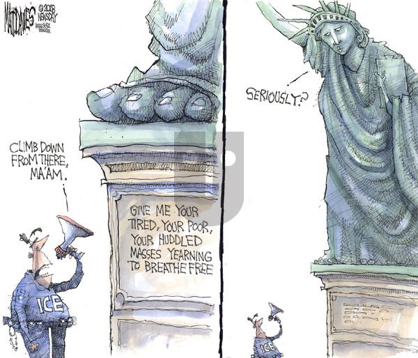 Matt Davies on Sunday July 8, 2018 Comic Strip