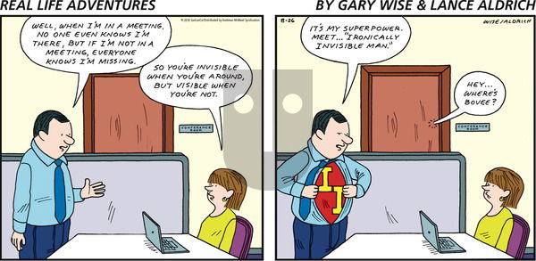 Real Life Adventures on Sunday August 26, 2018 Comic Strip