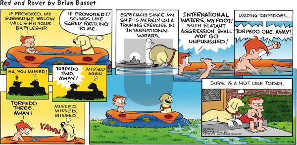 Red and Rover on Sunday July 28, 2013 Comic Strip