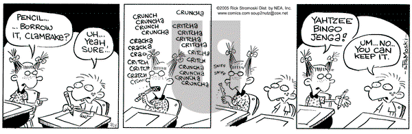 Soup to Nutz - Old on Friday March 25, 2005 Comic Strip