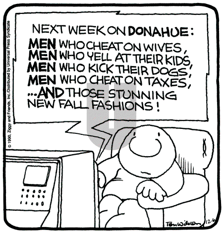 Ziggy - Thursday December 6, 1990 Comic Strip