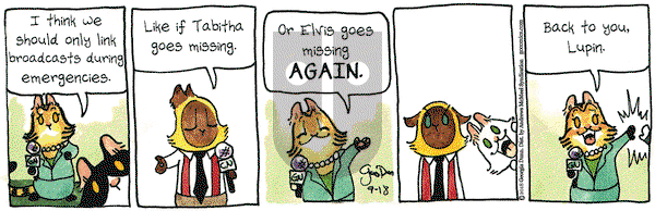 Breaking Cat News on Tuesday September 18, 2018 Comic Strip