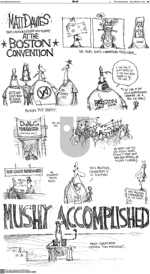 Matt Davies on Friday July 30, 2004 Comic Strip