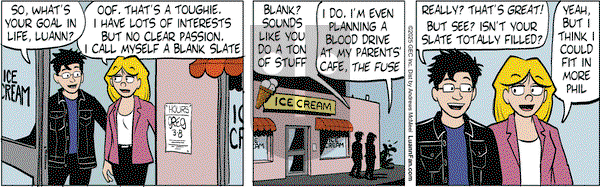 Luann on Saturday March 8, 2025 Comic Strip