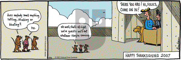 Overboard on Thursday November 22, 2007 Comic Strip
