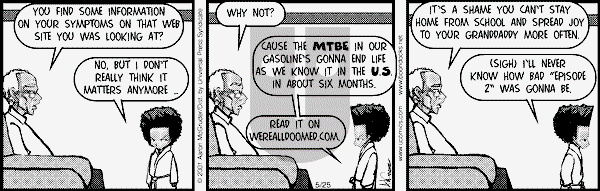 The Boondocks - Friday May 25, 2001 Comic Strip