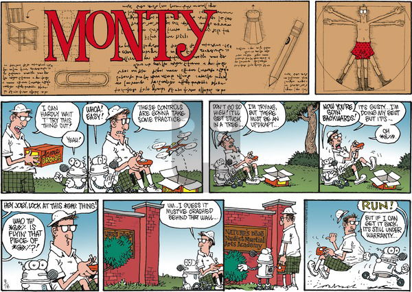 Monty on Sunday September 18, 2016 Comic Strip