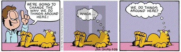 Garfield - Tuesday May 28, 1996 Comic Strip