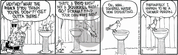 Monty on Monday August 6, 2001 Comic Strip