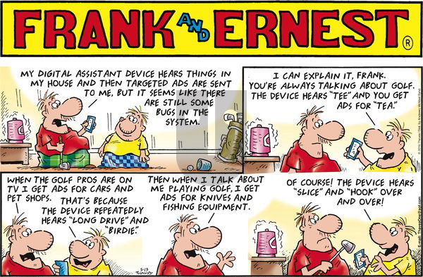 Frank and Ernest on Sunday May 13, 2018 Comic Strip