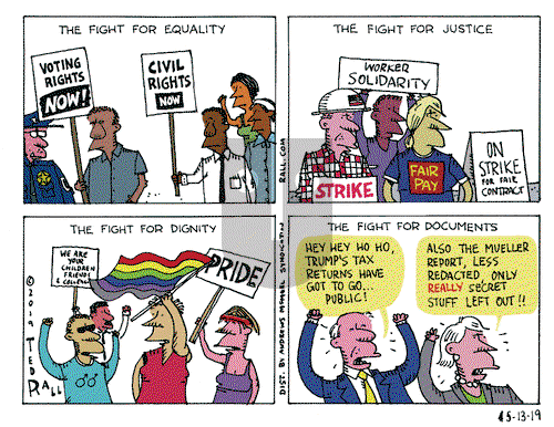 Ted Rall on Monday May 13, 2019 Comic Strip