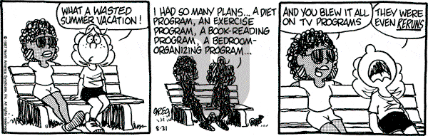 Luann on Friday August 21, 1987 Comic Strip
