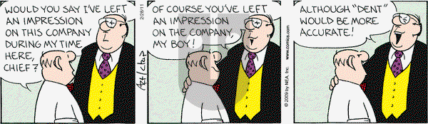 The Born Loser on Monday February 28, 2011 Comic Strip